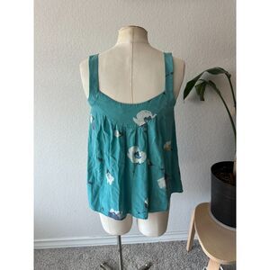 Nicole Farhi Silk Women's Flower Tank Top